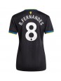 Billige Manchester United Bruno Fernandes #8 Tredjedrakt Dame 2025-26 Kortermet